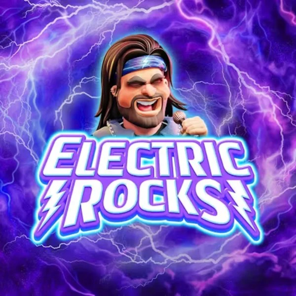 Electric Rocks slot icon by Inspired Gaming, available at Winmaker Casino