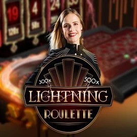 Lightning Roulette slot icon by Evolution, available at Winmaker Casino